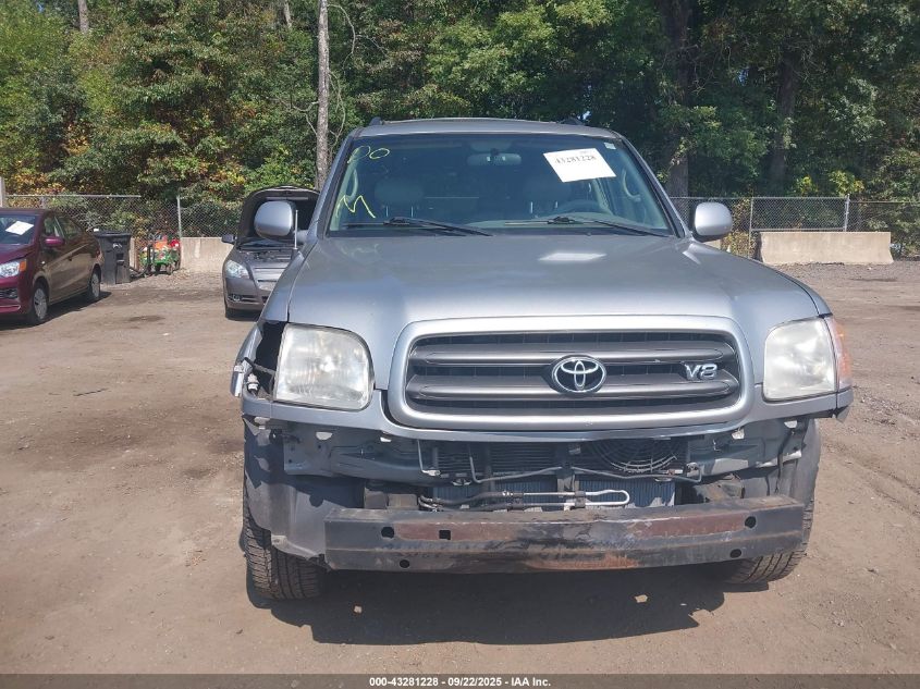 2003 Toyota Sequoia Sr5 V8 VIN: 5TDBT44A73S204886 Lot: 43281228