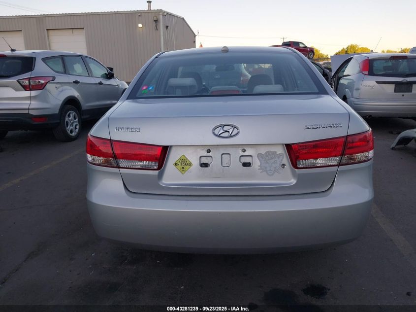 2008 Hyundai Sonata Gls VIN: 5NPET46C78H380121 Lot: 43281239