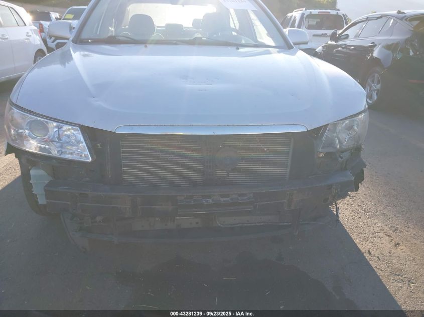 2008 Hyundai Sonata Gls VIN: 5NPET46C78H380121 Lot: 43281239