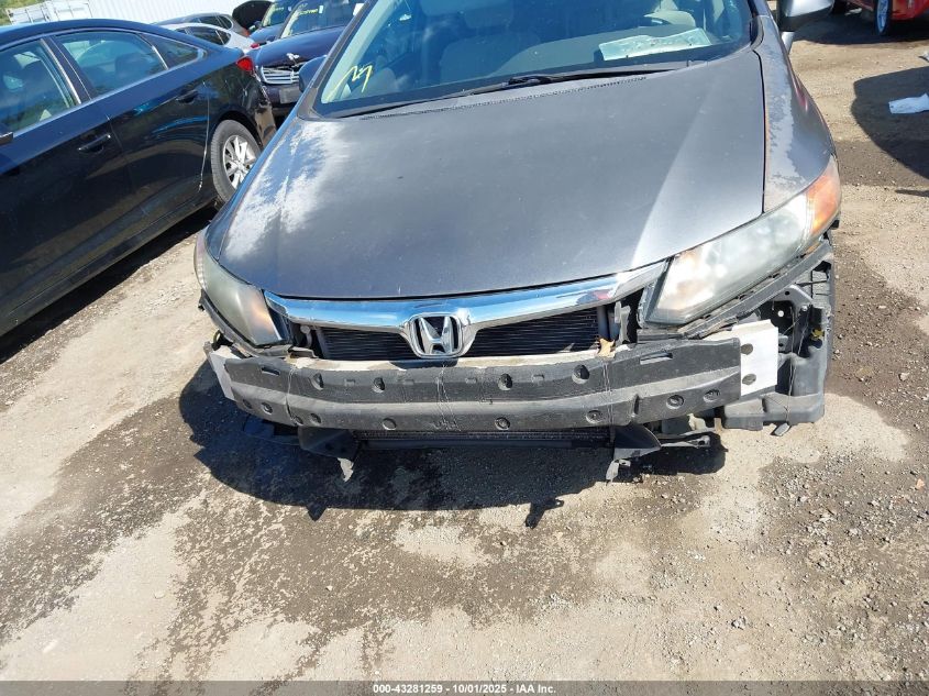 2012 Honda Civic Ex VIN: 19XFB2F80CE382426 Lot: 43281259