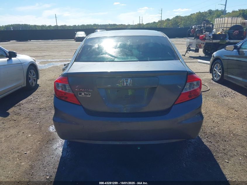 2012 Honda Civic Ex VIN: 19XFB2F80CE382426 Lot: 43281259