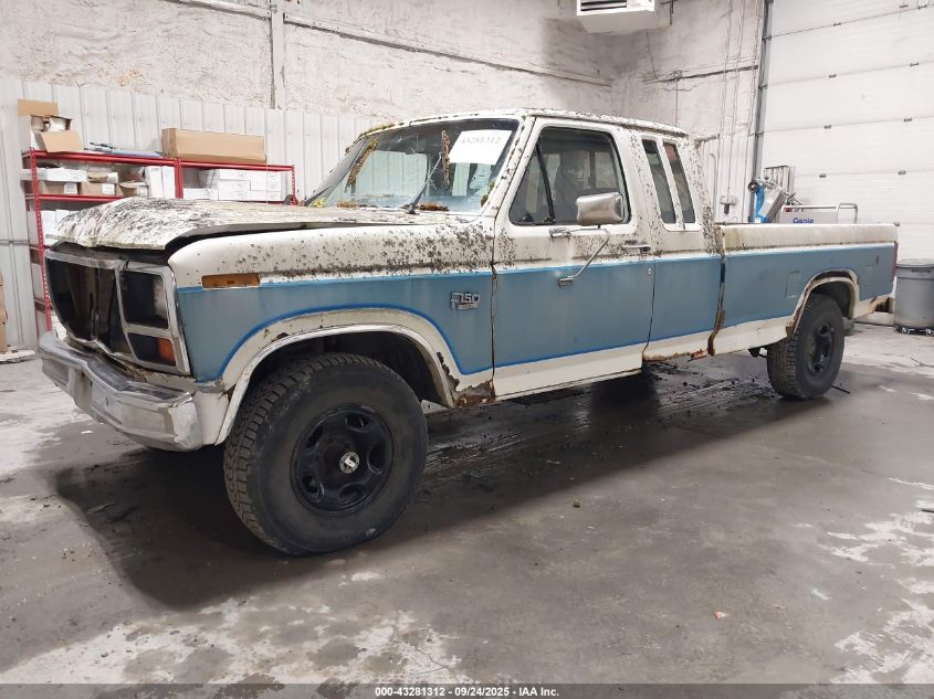 1FTEX14Y0EKA68527 1984 FORD F-150 photo no. 2