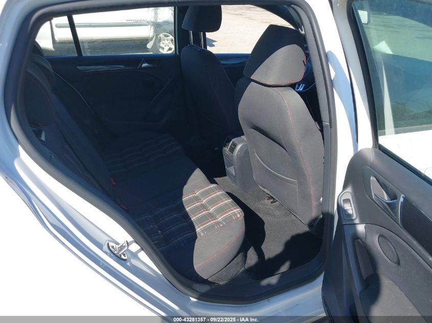 2013 Volkswagen Gti 4-Door VIN: WVWHD7AJ6DW072363 Lot: 43281357