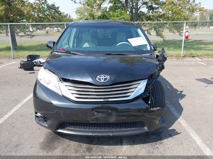 2013 Toyota Sienna Xle 7 Passenger VIN: 5TDDK3DC2DS058664 Lot: 43281359