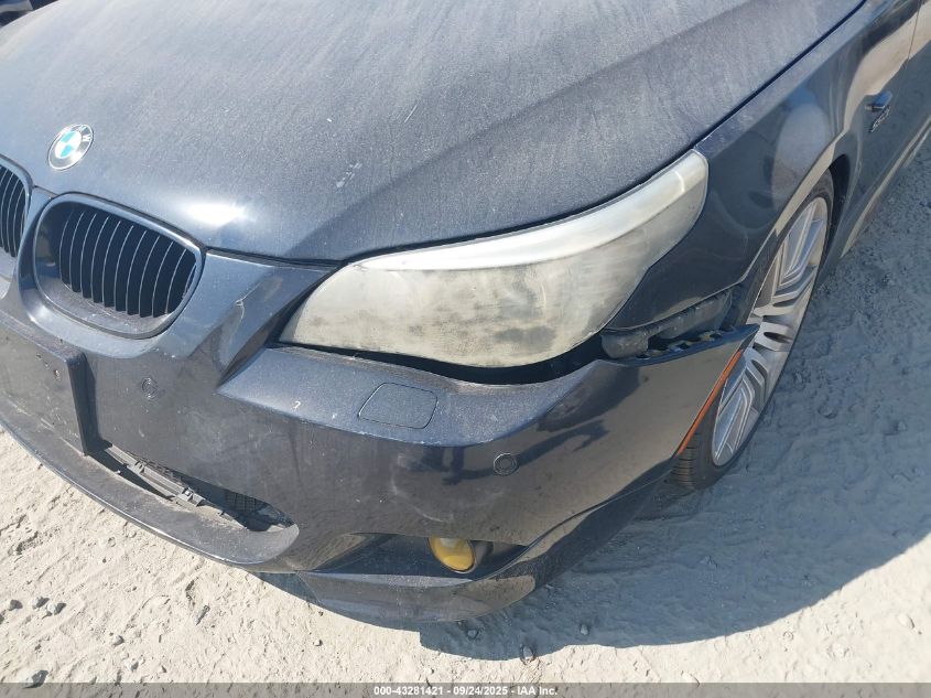 2008 BMW 550I VIN: WBANW53578CT49656 Lot: 43281421