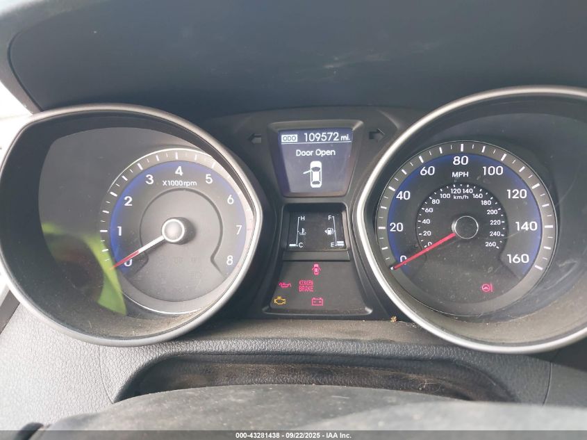 2013 Hyundai Elantra Gt VIN: KMHD35LE1DU035377 Lot: 43281438