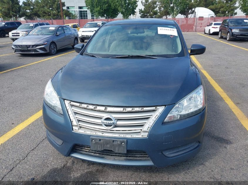 2013 Nissan Sentra Sv VIN: 3N1AB7AP5DL746748 Lot: 43281441