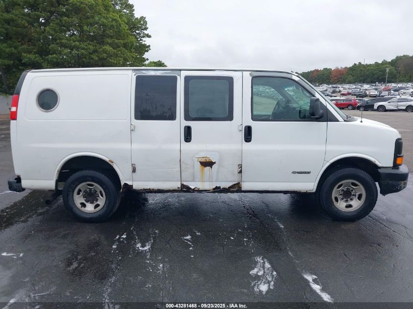 2006 Chevrolet Express Work Van VIN: 1GCGG25V561177916 Lot: 43281468