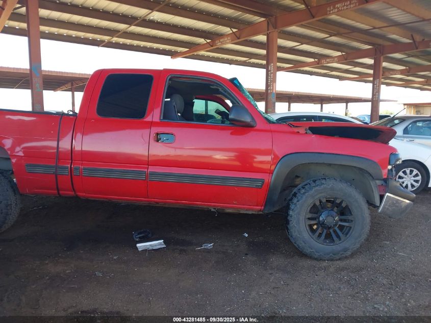 2001 Chevrolet Silverado 1500 Ls VIN: 1GCEK19V91E275553 Lot: 43281485