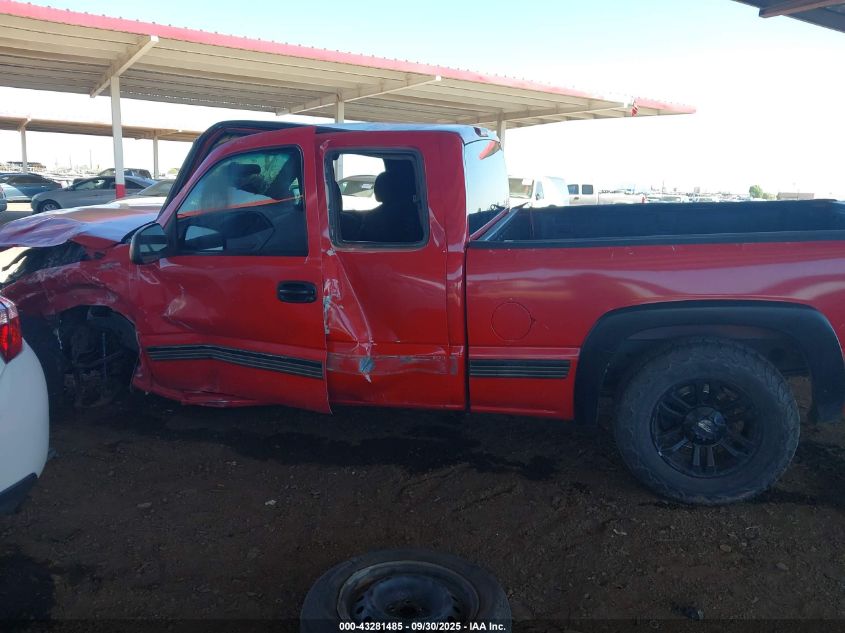 2001 Chevrolet Silverado 1500 Ls VIN: 1GCEK19V91E275553 Lot: 43281485