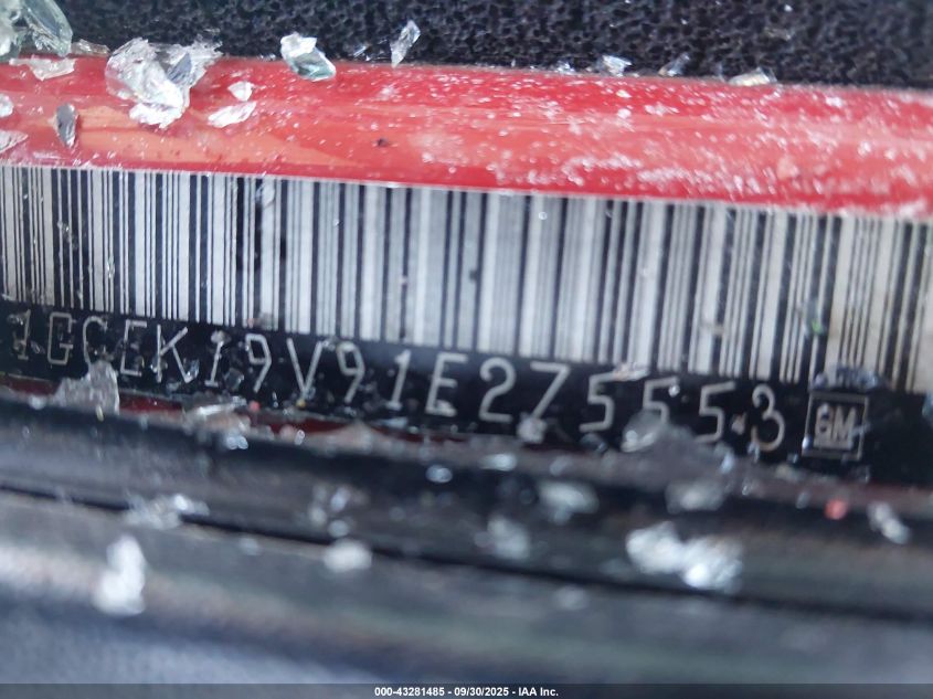 2001 Chevrolet Silverado 1500 Ls VIN: 1GCEK19V91E275553 Lot: 43281485