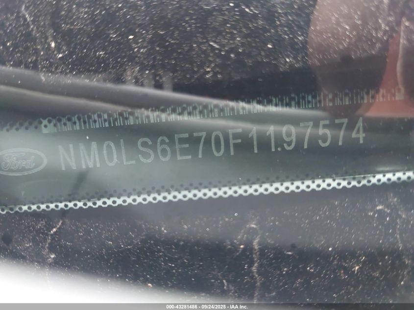 2015 Ford Transit Connect Xl VIN: NM0LS6E70F1197574 Lot: 43281486