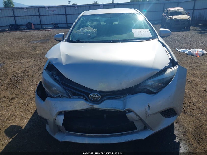 2016 Toyota Corolla Le VIN: 2T1BURHE2GC717016 Lot: 43281495