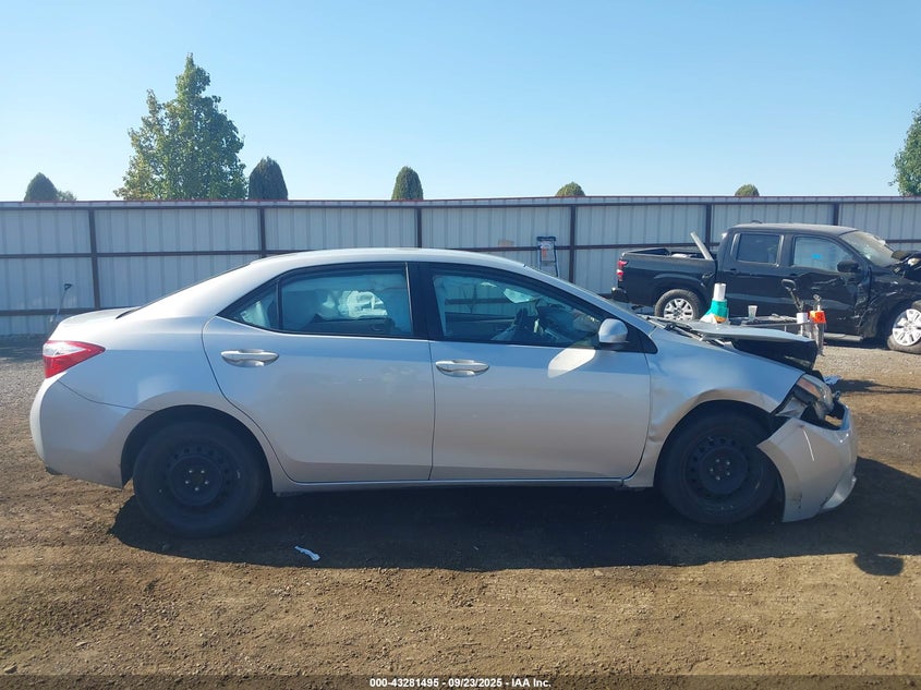 2016 Toyota Corolla Le VIN: 2T1BURHE2GC717016 Lot: 43281495