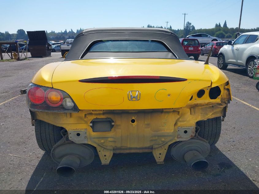 2007 Honda S2000 VIN: JHMAP21427S002326 Lot: 43281526