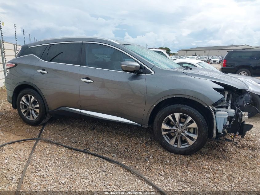 2015 Nissan Murano Sl VIN: 5N1AZ2MG4FN242245 Lot: 43281536