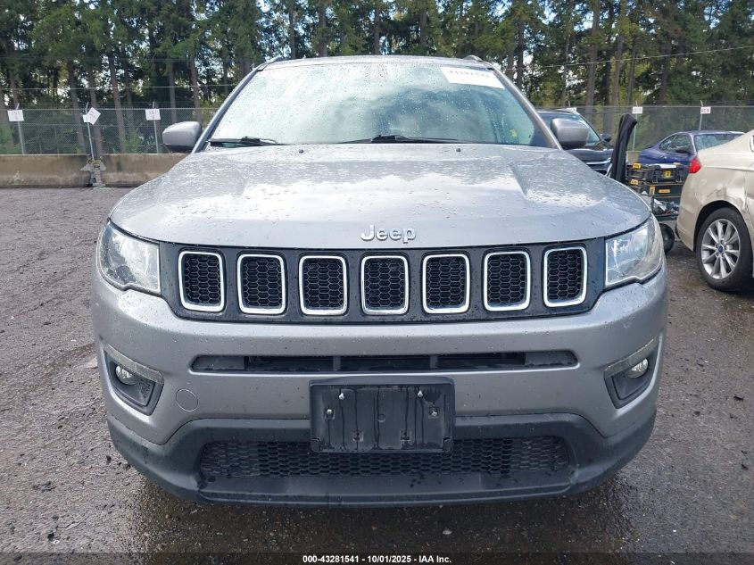 2021 Jeep Compass Latitude Fwd VIN: 3C4NJCBB4MT585435 Lot: 43281541