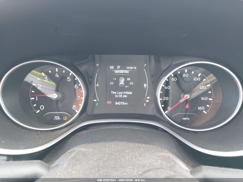 2021 Jeep Compass Latitude Fwd VIN: 3C4NJCBB4MT585435 Lot: 43281541