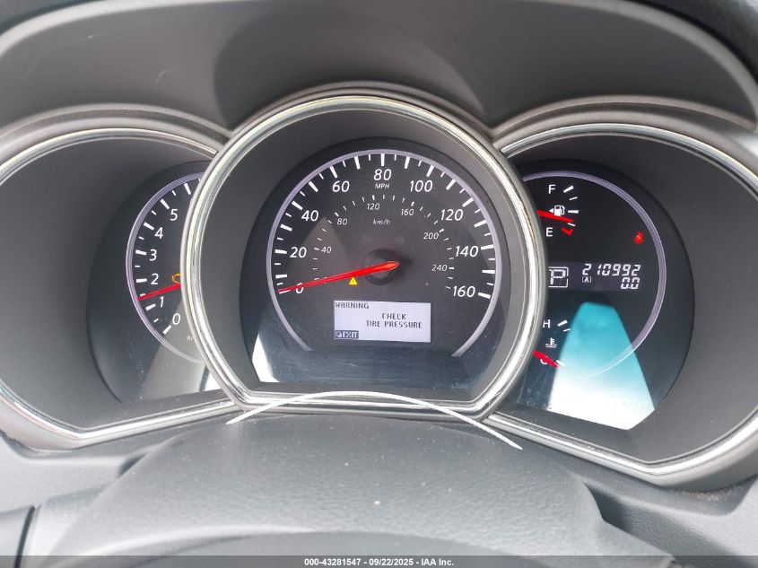 2012 Nissan Murano Sl VIN: JN8AZ1MWXCW208553 Lot: 43281547