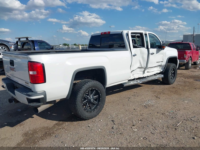 2015 Gmc SIERRA 3500Hd Denali white Lot 111043281574 Vin 1GT424E85FF567215