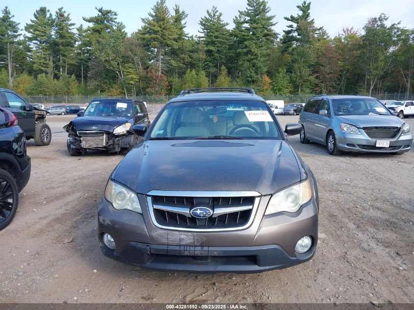 2008 Subaru Outback 2.5I/2.5I L.l. Bean Edition VIN: 4S4BP61C087336441 Lot: 43281592