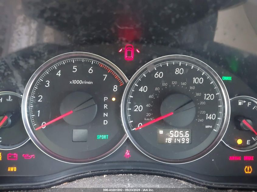 2008 Subaru Outback 2.5I/2.5I L.l. Bean Edition VIN: 4S4BP61C087336441 Lot: 43281592