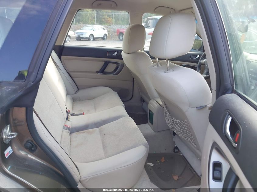 2008 Subaru Outback 2.5I/2.5I L.l. Bean Edition VIN: 4S4BP61C087336441 Lot: 43281592