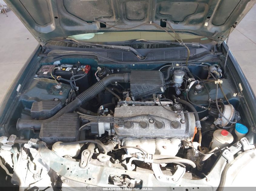 1998 Honda Civic Lx VIN: 2HGEJ6676WH515052 Lot: 43281593