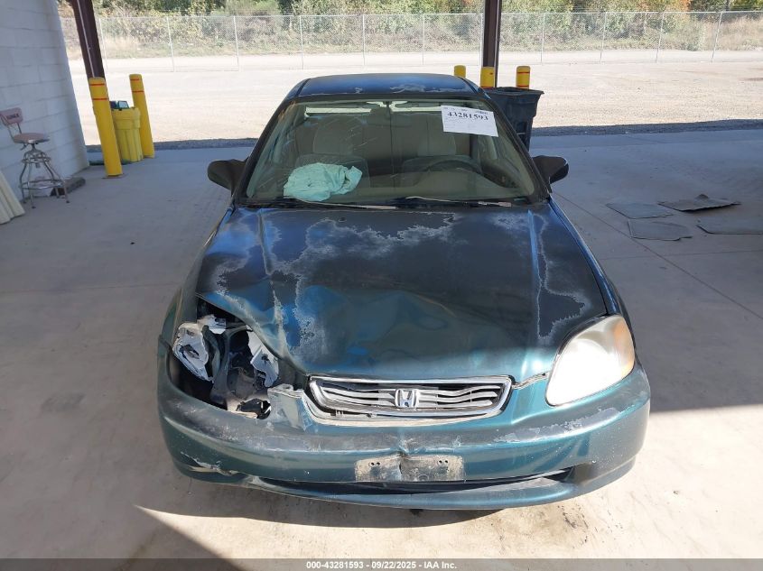 1998 Honda Civic Lx VIN: 2HGEJ6676WH515052 Lot: 43281593