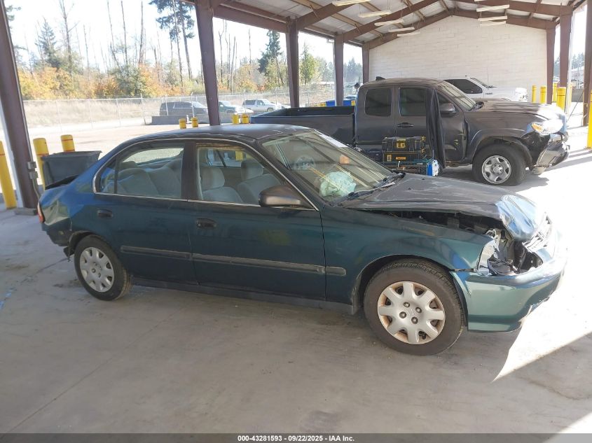 1998 Honda Civic Lx VIN: 2HGEJ6676WH515052 Lot: 43281593