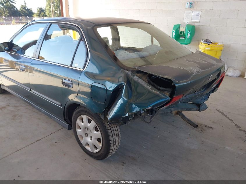 1998 Honda Civic Lx VIN: 2HGEJ6676WH515052 Lot: 43281593