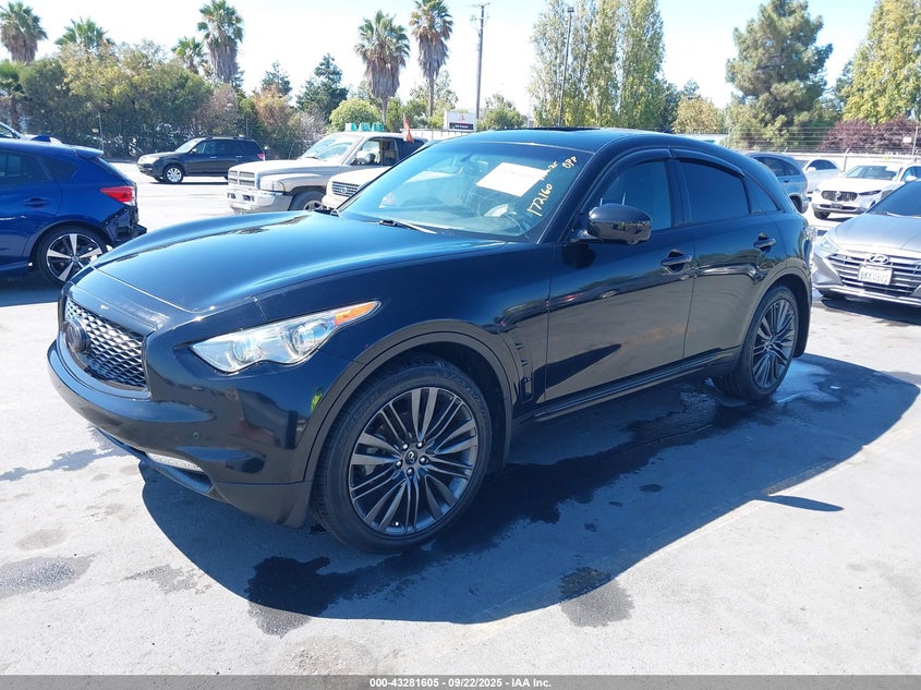Vin: jn8cs1mu8hm140073, lot: 43776209, infiniti qx70 20172