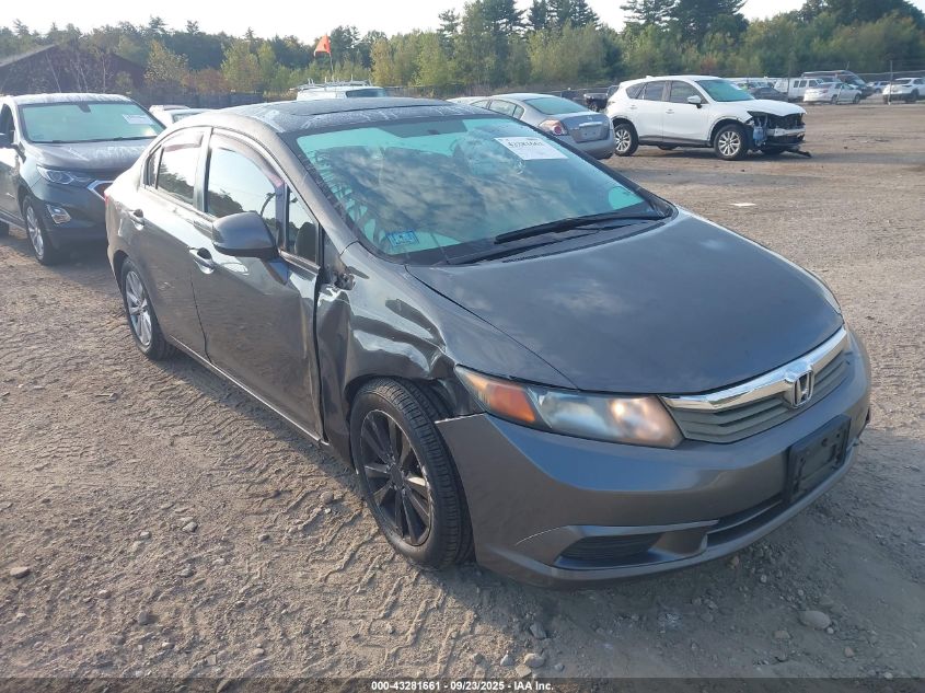 2012 Honda Civic Ex VIN: 2HGFB2F89CH573297 Lot: 43281661
