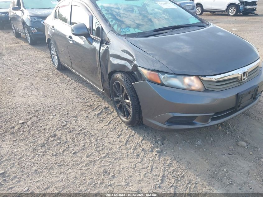 2012 Honda Civic Ex VIN: 2HGFB2F89CH573297 Lot: 43281661