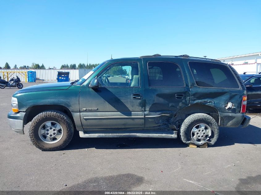 2002 Chevrolet Tahoe Lt VIN: 1GNEK13Z02J163297 Lot: 43281684