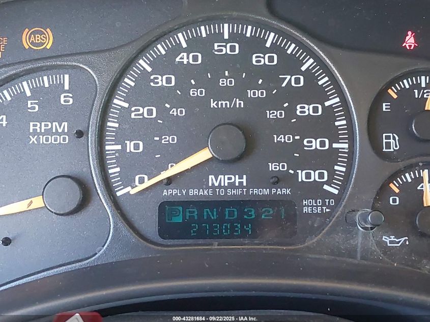 2002 Chevrolet Tahoe Lt VIN: 1GNEK13Z02J163297 Lot: 43281684