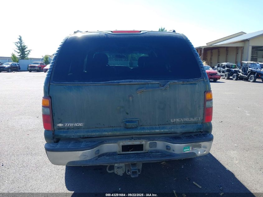 2002 Chevrolet Tahoe Lt VIN: 1GNEK13Z02J163297 Lot: 43281684