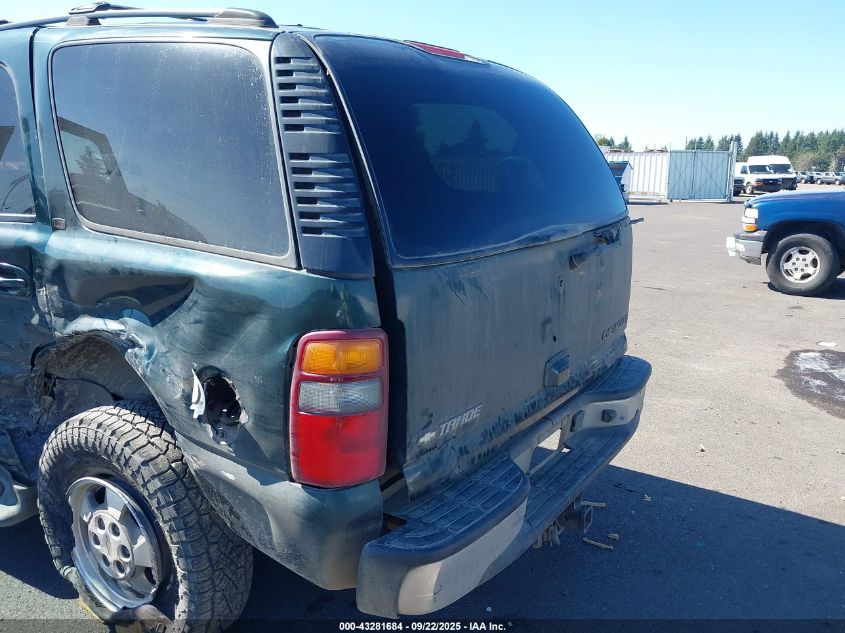 2002 Chevrolet Tahoe Lt VIN: 1GNEK13Z02J163297 Lot: 43281684