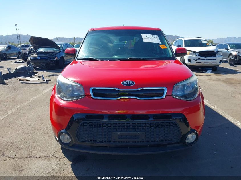 2016 Kia Soul + VIN: KNDJP3A56G7846338 Lot: 43281732