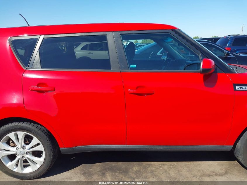 2016 Kia Soul + VIN: KNDJP3A56G7846338 Lot: 43281732