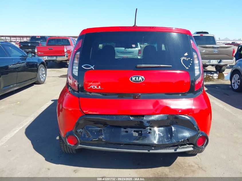 2016 Kia Soul + VIN: KNDJP3A56G7846338 Lot: 43281732