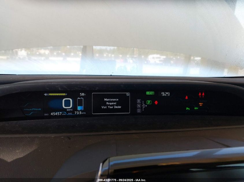 2018 Toyota Prius Prime Advanced VIN: JTDKARFP5J3071435 Lot: 43281775