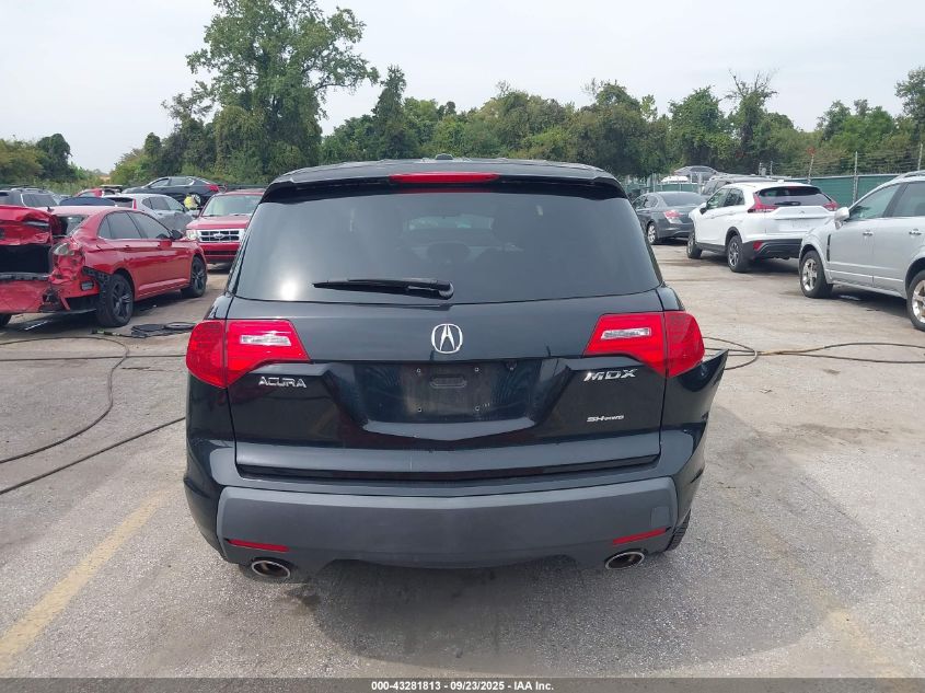 2007 Acura Mdx Technology Package VIN: 2HNYD283X7H519333 Lot: 43281813