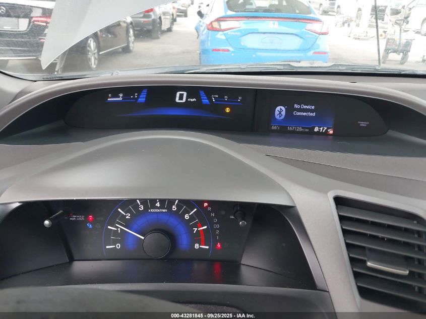 2012 Honda Civic Natural Gas VIN: 19XFB5F59CE000949 Lot: 43281845