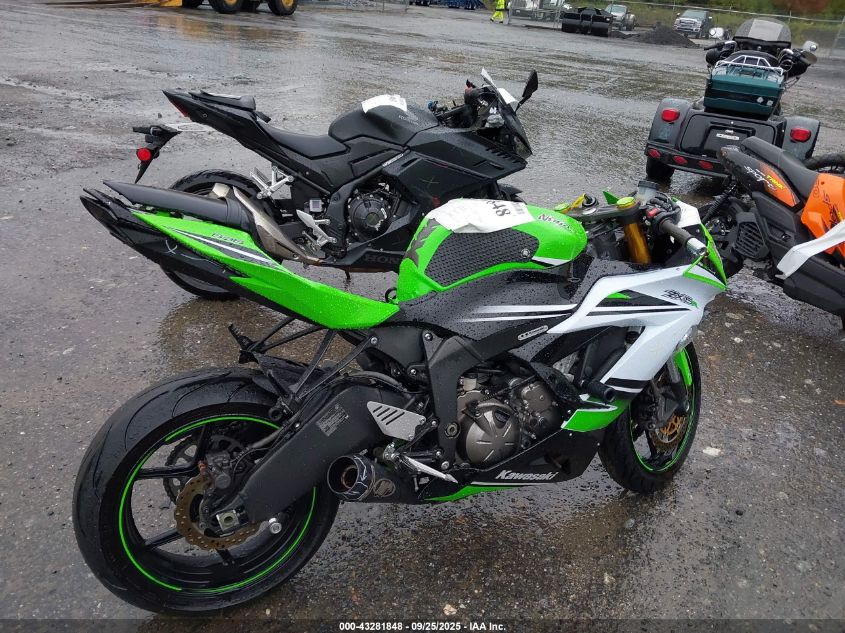 2015 Kawasaki Zx636 E VIN: JKBZXJE16FA014097 Lot: 43281848