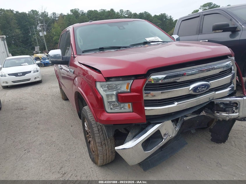 2015 FORD F-150 LARIAT - 1FTEW1CF5FFA77303