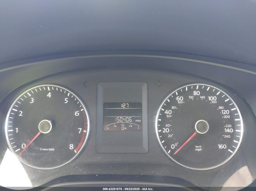 2012 Volkswagen Jetta 2.5L Se VIN: 3VWDX7AJ3CM115672 Lot: 43281878