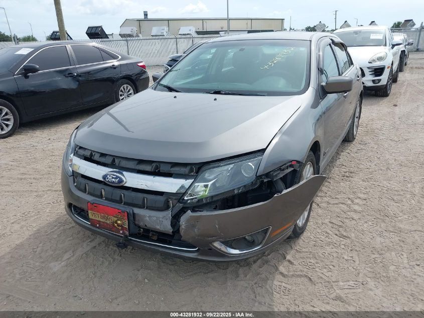 2010 Ford Fusion Hybrid VIN: 3FADP0L32AR295841 Lot: 43281932