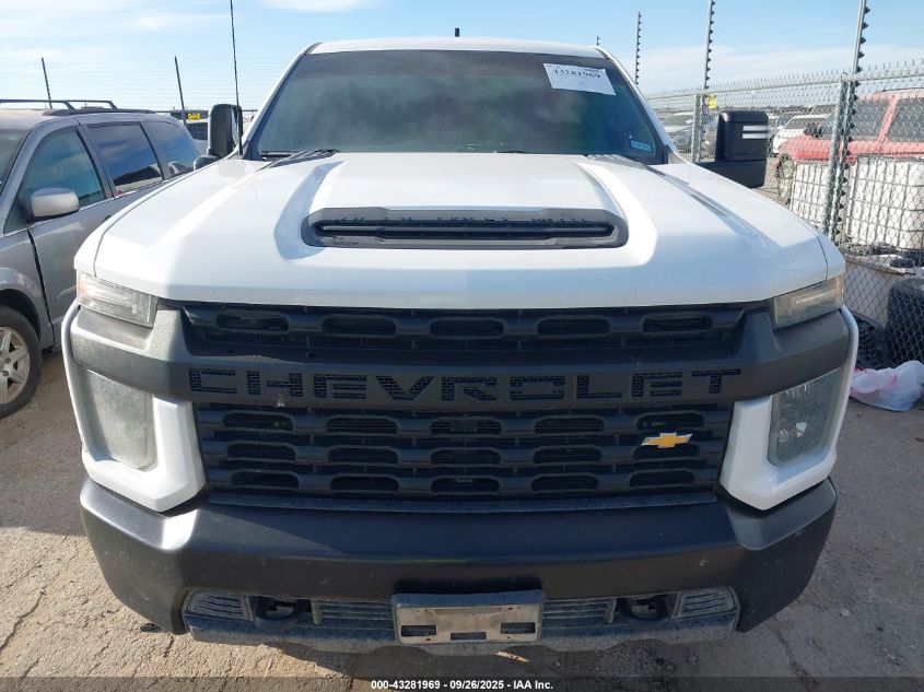 2021 Chevrolet Silverado 2500Hd 4Wd Standard Bed Wt VIN: 1GC5YLE70MF277076 Lot: 43281969