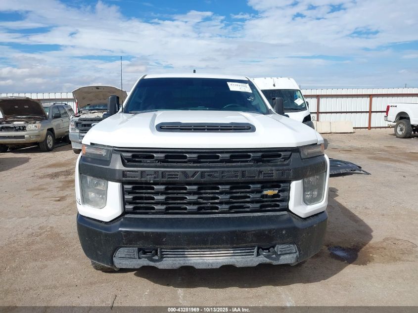 2021 Chevrolet Silverado 2500Hd 4Wd Standard Bed Wt VIN: 1GC5YLE70MF277076 Lot: 43281969